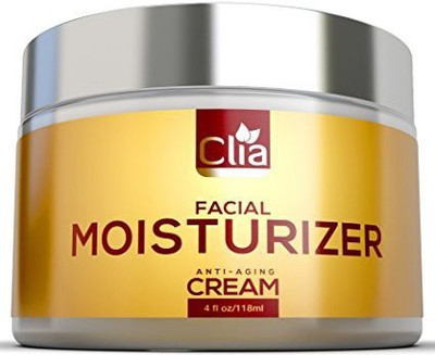 

Clia Face Cream - Natural Facial Moisturizer Huge 4oz For Dry Skin, Dark Spots(118 ml)