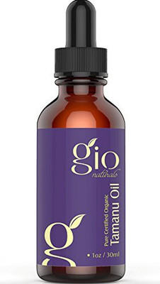 

Gio Naturals Certified Organic Cold Pressed Tamanu Oil - Best Treatment For Dry Skin Acne Scars And Psoriasis(30 ml)