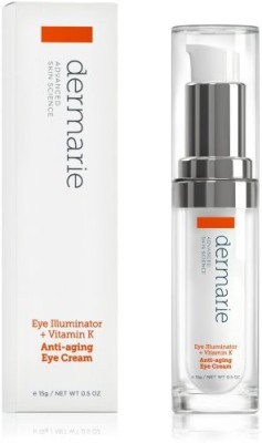 

Dermarie Eye Illuminator Anti-aging Eye Cream + Vitamin K, Arnica & Hyaluronic Acid Moisturizer(15 g)