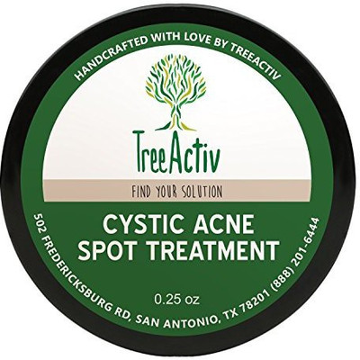 

TreeActiv Cystic Acne Spot Treatment, Best Extra Strength Fast Acting Formula(7.085 g)