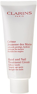 

Clarins Hand And Nail Treatment Cream (softens Hands. Minimizes Age Spots. Strengthens Nails)(100 ml)