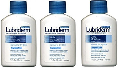 

Lubriderm Daily Moisture Lotion Fragrance Free Travel Size (pack Of 3)(30 ml)