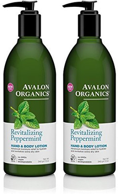 

Avalon Organics Peppermint Hand And Body Lotion Bottle (pack Of 2)(340 g)