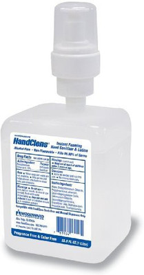 

Handclens Alcohol-free Instant Hand Sanitizer Cartridge, Hypoallergenic-color Free-fragrance Free, 33.8fl(1000 ml)