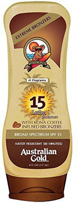 Australian Gold Spf 15 Lotion Sunscreen With Kona Bronzers(237 ml)