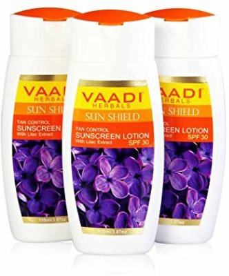 

Vaadi Herbals Sunscreen Lotion with Lilac Extract(110 ml)