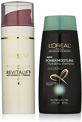 

L'Oreal Skin Care Revitalift Anti-wrinkle Plus Firming Day Lotion Plus Shampoo(50 ml)