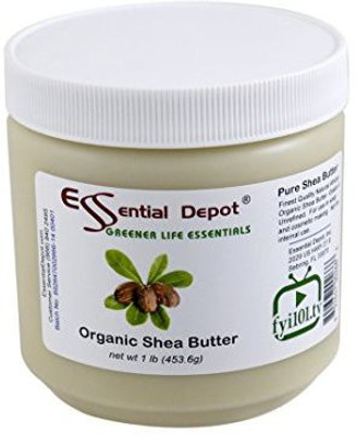 

Essential Depot Shea Butter Lb - Organic - Unrefined - In Hdpe Jar(453.6 g)