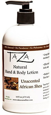 

Taza Premium Natural Unscented African Shea Hand & Body Lotion(473 ml)