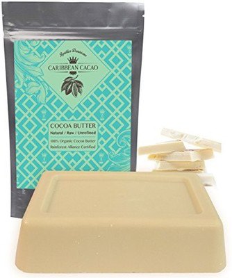 

Caribbean Cacao Cocoa Butter Raw Pure Unrefined(453.59 g)