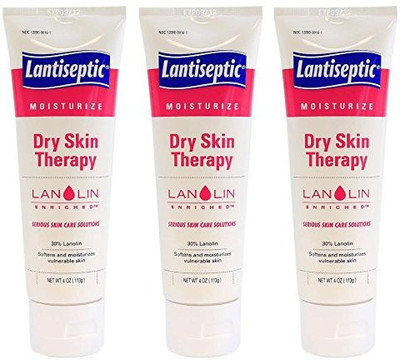 

Lantiseptic Dry Skin Therapy With Lanolin Fragrance Free Tube - Pack Of 3(113 g)