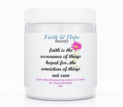 

Faith & Hope Beauty Organic Vitamin C Cream For Face And Body, Vitamin C Lotion, Anti Aging Lotion With Msm Huge Jar(226.72 g)