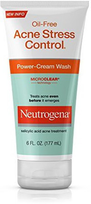 

Neutrogena Oil-free Acne Stress Control Power-cream Wash (pack Of 3)(177 ml)