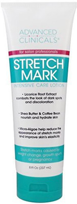 

Advanced Clinicals Stretch Mark Lotion Moisturizing Cream For Scars, Extreme Weight Loss, Pregnancy Tube(237 ml)