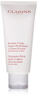 

Clarins Moisture Rich Body Lotion with Shea Butter for Unisex Body Lotion, 7 Ounce(295 g)