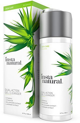 

InstaNatural Dual Action Gel Cleanser Deep Pore Cleansing Facewash Simple Facial Makeup Remover(200 ml)