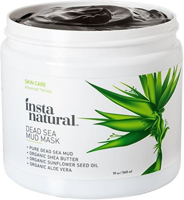 

InstaNatural Dead Sea Mud Mask - Reduce Facial Pores - Organic For Oily & Acne Prone Skin, Complexion(560 ml)