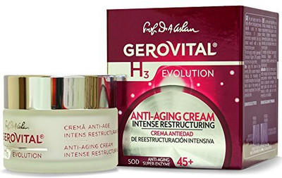 

Gerovital H3 Evolution Anti-aging Cream Intensive Restructuring With Superoxide Dismutase (the Anti-aging Super Enzyme) 45+(49.9733 ml)