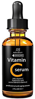 

Radha Beauty Vitamin C Serum For Face- 20% Organic Vit C + E + Hyaluronic Acid(60 ml)