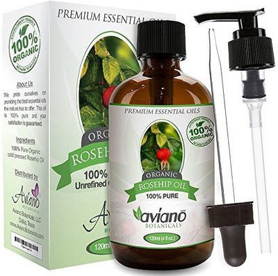

Aviano Botanicals 100% Pure Rosehip Seed Oil Organic(120 ml)