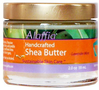 

Alaffia Handcrafted Fair Trade Shea Butter, Lavender Mint(59 ml)