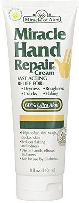 

Miracle of Aloe Hand Repair Cream Relieve Dry, Cracked,flaking Hands Immediately(240 ml)