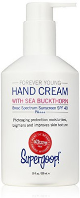 

Supergoop! Forever Young Hand Cream with Sea Buckthorn SPF 40 For perfect skin(300 ml)