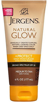 

Jergens Spf Glow And Protect Body Lotion, Med To Tan(177 ml)