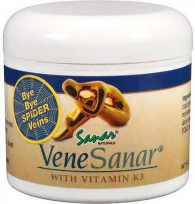 

Sanar Naturals Venesanar Bye Bye Spider Vein Cream, Green(113.36 g)