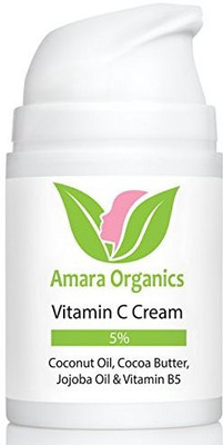 

Amara Organics Vitamin C Cream For Face With Coconut Oil Cocoa Butter & Jojoba Oil(50.269 ml)