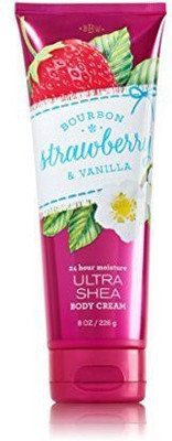 

Bath & Body Works Ultra Shea Body Cream Bourbon Strawberry & Vanilla(226 g)
