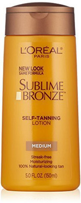 

L'Oreal Sublime Bronze Self-tanning Lotion Medium Natural Tan for skin(150 ml)