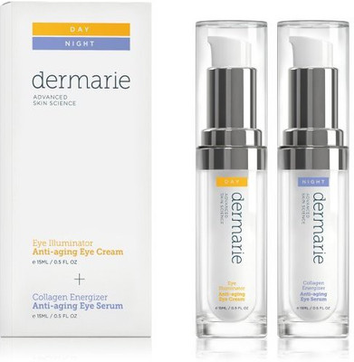 

Dermarie Illuminator Eye Cream & Collagen Energizer Eye Serum Anti-aging Treatment Set(15 g)