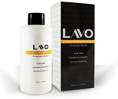 

LAVO Glycolic Acid Face Toner 10% Facial Astringent Pore Cleanser & Wash Oily Skin Control(177 ml)