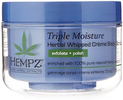 

Hempz Triple Moisture Herbal Whipped Creme Body Scrub Light Blue Enchanted Grapefruit/sparkling Peach(176 g)