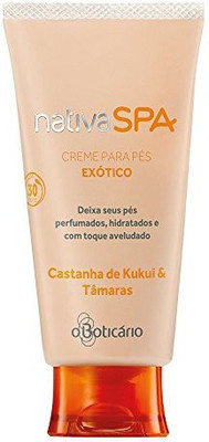 

Boticario Nativa Spa Collection - Kukui Nut & Date Feet Moisturizing Cream Net(75 g)