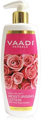 

Vaadi Herbals Moisturizer Body Moisturizer Pink Rose Moisturising Lotion with Goat Milk(340.08 g)