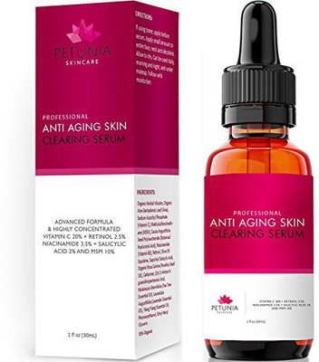 

Petunia Skincare Professional Anti Aging Clearing Vitamin C 20% Serum(30 ml)