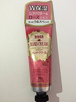 

Daiso Japan Shea Butter & Rose Extract Double Skin Moisturizing Hand Cream(50 g)