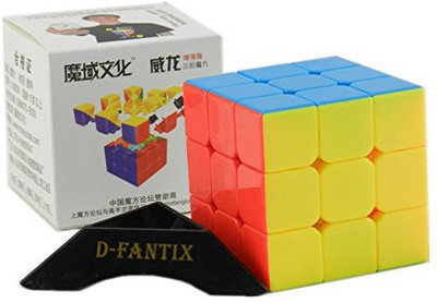 

D-Fantix Yj Moyu Weilong V2 Speed Cube 3X3 Stickerless Puzzle Smooth Magic Cube 3X3X3(1 Pieces)