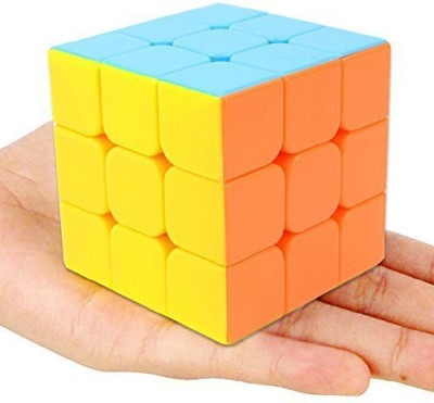 

D-Fantix Yongjun Yj Yulong 3X3 Speed Cube Stickerless Smooth Magic Cube Brain Teaser Puzzle(1 Pieces)