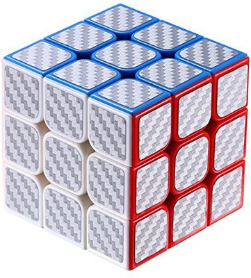 

Dreampark 3X3 Speed Cube, Carbon Fiber Sticker 3X3X3 Magic Cube Puzzles(1 Pieces)