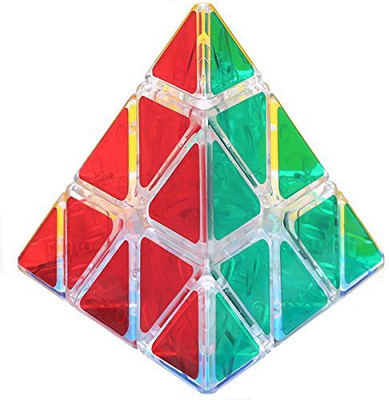 

Dreampark Pyraminx Speed Cube Pyramid Triangle Magic Cube Smooth Twisty Puzzle, Transparent(1 Pieces)