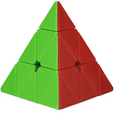 

Dreampark Pyraminx Cube, Triangle Pyramid Stickerless Speed Cube Puzzles - Turns Quicker And More Precisely Than Original With Vivid Colors(1 Pieces)