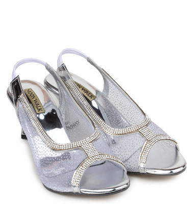 

Moonwalk Women Silver Heels