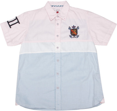 

US Polo Kids Boys Solid Casual Pink Shirt, Lt. pink