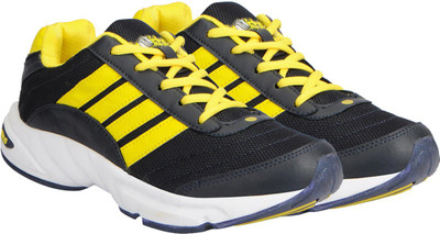 Action Running Shoes For Men(Black, Yellow