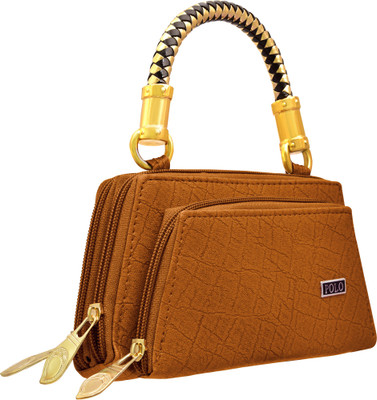 

Tap Fashion Women Casual Brown PU Hand-held Bag