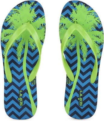 Spinn Pamila+ Flip Flops, Green