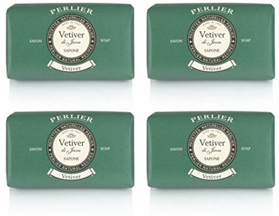 

Perlier "vetiver" Java Vetiver Scented Soap Packages(99.19 g, Pack of 4)